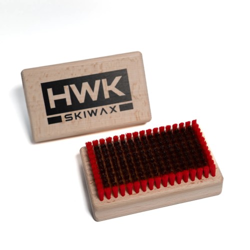 Kleine handborstel brons fijn